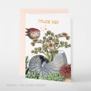 Greeting card B6/ Thank you sea