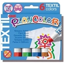 Solid Poster paint Playcolor One Textile 6pcs