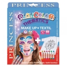 Playcolor komplekt Printsess- näovärvid ja tekstiilivärvid