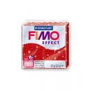 Polümeersavi FIMO Effect 57g, punane glitter