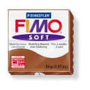 Polümeersavi FIMO Soft 57g, karamellipruun