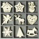 Wooden decoration  45pcs