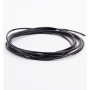 Leather Cord, 2mm, black, 2m