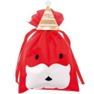 Present Bag L, Santa Claus, red