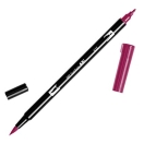 Calligraphy marker Tombow double nib, wine red