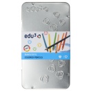 edu3 coloured pencils, metal tin, 12pcs