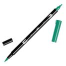 Calligraphy marker Tombow double nib, dark green