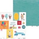 Scrapbook paper 30x30cm, Happy Birthday 06