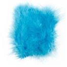 Feathers, size 5-12cm, 15pcs/ turquoise
