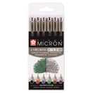 Tindipliiatsid Pigma Micron 01, Basic 6 tooni