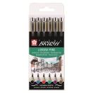 Pigma Brush 6 colours