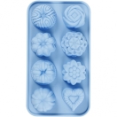 Silicone Mould, hole size 40x45 mm, 25 ml, small cakes, 1pc