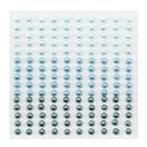 Self-Adhesive Pearls 4mm, 150pcs, blue
