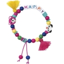 Mini Bead bracelet set, happy