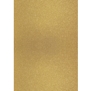 Glitter Card A4 dark gold