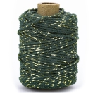 Cotton cord luxe, gold / green gold