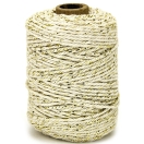 Cotton cord luxe, ivory/ gold