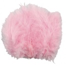 Feathers 5-12cm, pink