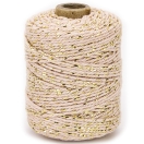 Cotton cord luxe, gold / rose