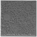 Texture plate 9x9cm Blossoms