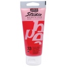 Studio acrylic 100ml 33 cadmium red