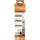 Porcelaine 150 set  initiation 6x20ml chalk