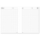Notebook Timer A5, dateerimata sisu, 155x215mm, ruut, kõvaköide/ Binary