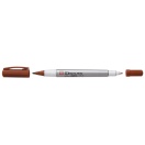 Permanent markerIdenti-Pen 0,4+1.0mm, brown