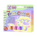 Solid Poster paint Playcolor Pastel One 6pcs set