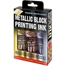 Linooltrükivärvide kmpl metallik 3x 100ml 