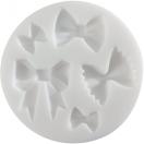 Cernit push mould, D: 7 cm, bows