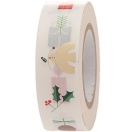 Paper Tape 15mmx10m/ Xmas White