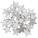 STICKER STAR, WOOD, SILVER