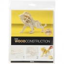 3D Wood Construction/ Lion