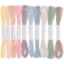 Stranded cotton set pastel, 10pcs