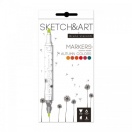 Alcohol based markers set 6pcs Autumn, Sktech&Art