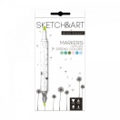 Alcohol based markers set 6pcs Spring, Sktech&Art