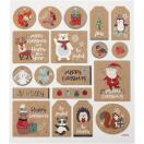 Stickers, christmas motifs