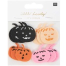 Felt-confetti Pumkin mix 12pcs