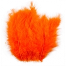 Feathers, size 5-12cm, 15pcs/ orange