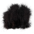 Feathers, size 5-12cm, 15pcs/ black