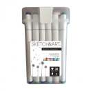 Alcohol based markers set 24pcs Sktech&Art