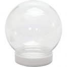 Snow Globe H: 8,5 cm, D: 8 cm, hole size 4.7