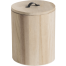 Wooden Box round 12x15cm