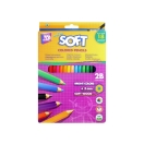 Extra Soft Colored Pencils, 18pcs