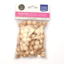 Beech beads 15mm 100pcs