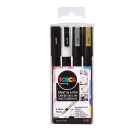 Posca Marker Pen 3M set, 4 pcs