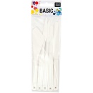 Plastic painting knives, 5pcs