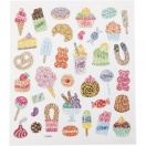 Stickers Emoji, sheet 15x16,5 cm