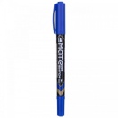 Permanent marker double tip, blue